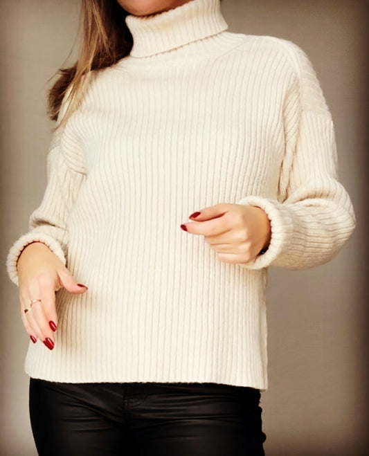 Pull Valentine beige clair